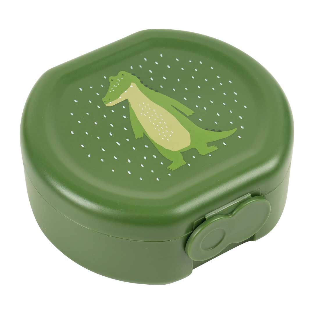 Snack box with clip - 2pcs - Mr. Alligator